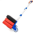 Folding Aluminium Cart Luggage Trolley Hand Truck Shopping Cart   Bungee Cord