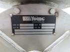 Young Industries Stainless Rotary Airlock Feeder Valve 8x8  Round Flange