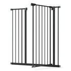 Pet Dog Gate 41 h Baby Safety Stair Gate Barrier Metal Fence Doorway 27 -34 wide