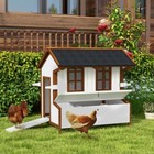 47  Chicken Coop Wooden Chicken House Rabbit Hutch Raised Poultry Cage