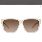 Linda Farrow White   Cream Sunglasses