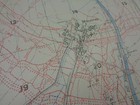 Ww1  1917  Infantry Trench Map Hindenburg Line  queant  Pronville  Moeuvres Etc 