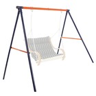 Frame Stand Fun Play Chair Kids Metal A-frame Swing Set Children Backyard Home