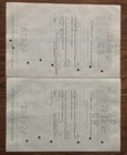Packard Motor Car Company Vintage Stock Certificates Lot Of 2