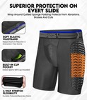 Exxact Sports Youth Baseball Compression Sliding Shorts With Soft Athletic Cup