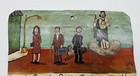 Mexican Humorous Ex-voto Man Thanks St For Curing Farting Folk Art Retablo