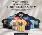 T-shirt Designs -unlock 10 000 Premium     Affordable   Ready To Print