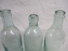 Lot Of 3 Antique Hires Root Beer Bottles One Blob Top