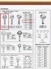 Corbin 5-pin Tumbler Key Blank  4193c-br  z1-60-5   Solid Brass  Nickel-plated