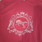 Horseware Ireland Pink Equestrian Horse Riding Baby Tee T-shirt Sz X-small