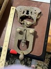 Original Myers Adjustable Sure Grip Stay On Cast Iron Barn Door Rollers Hangers