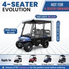 Lupple Golf Cart Enclosures 4 Passenger For Evolution D5 Ranger Classic Forester