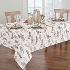Holiday Tree Trimmings Tablecloth - 60  X 120  - Red green - Elrene