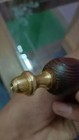 Antique Brass Heavy Magnifying Glass Vintage Magnifier Collectible Gift
