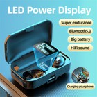 Wireless Bluetooth Earpiece Headset Driving Trucker Earbuds With Charging Case