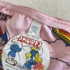 1982 Peyo Smurf Pink Have A Smurfy Day Kids Underwear Wundies Size 12 14