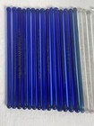 Lot Of 36 Glass Cocktail Stirrers Swizzle Sticks  read Description