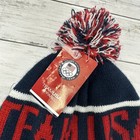 Winter Olympics Team Usa United States Cuffed Knit Beanie Hat Pom Nwt