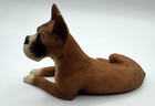 Castagna Boxer Dog Figurine Statue 6x4  Made In Italy Vintage 1988