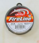 Fire Line Microfused Braided Bead Thread  From Bead Smith  Crystal Color  50 Yds