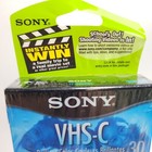 Sony Vhs-c Tc-30vhgl Premium Grade 2 Pack 30 Min Vhsc Camcorder Tapes Nos Sealed