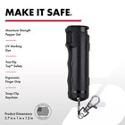 Sabre Pepper Gel Keychain Flip Top Safety Clip Max Strength Self Defense Spray