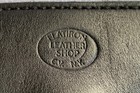 New Quality Flatiron Tack Amish Double Stitch Black Leather Back Flank Cinch usa