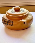 Chinese Yixing Zisha Teapot Handmade Clay Earthenware W  Bucolic Scenery Etching