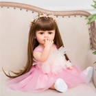 22  Reborn Dolls Girl Lifelike Handmade Full Body Vinyl Newborn Baby Gifts Toys