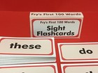 New Fry s First Hundred Words - Reading - Fry Sight Word Flash Cards - 100 Cards
