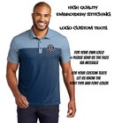 Ink Stitch Men Personalized Custom Logo Texts Stitching Fine Pique Polo Shirts