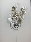 Set Of 2 Chanel Beauty Vip Gift Chanel No 5 Logo Holiday Novelty Charm Pendant
