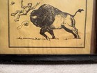 Vintage Yellowstone National Park Warning Buffalo Sign