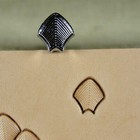 Leather Stamping Tool - Lined Dragon Scale Stamp