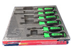 Snap On Tools Usa 6pc Green Soft Grip Combination Screwdriver Set Sgdx60b G New 