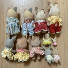 Sylvanian Families 10 Doll Set Vintage Collectible Family Figures Rare
