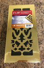Tru Aire C164-opb 04x10 4  X 10  Polished Brass Ornamental Scroll Floor Diffuser