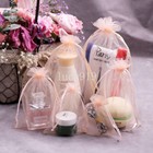 50 100 Sheer Organza Jewelry Gift Bags Pouches Wedding Favor Party Candy Packing