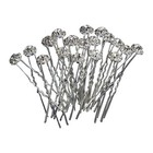 Clear Crystal Rhinestone Diamante Hair Pins Wedding Bridal Prom Party Gifts