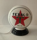 Texaco Star Gasoline Mini Gas Pump Globe America s Favorite Desk Lamp 120-v