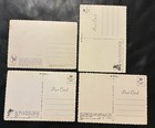 Lot Of 4 Vintage Unused Colorado Postcards