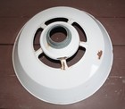 2 Vintage White Porcelain Enamel Industrial Gas Station Barn Light 18    20 
