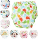 1pcs Cute Baby Diapers Reusable Nappies Cloth Diaper Washable Cotton Training Pa