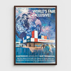 Eastern Air Lines New York Worlds Fair Vintage Travel Poster Print 24x36