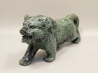 Tiger Figurine Carving Kabamba Jasper 6 Inch Stone Animal  o498