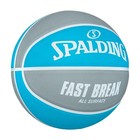 Spalding Fast Break All Surface Blue silver Basketball Size 7  29 5 