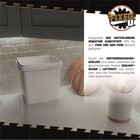 Bucket With Lid 3 5 9 10l White Square Airtight Food Safe Plastic Pp
