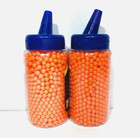 Ukarms Bbs Quick Load Bottles 2000-count  x2  6mm Airsoft Pistol Rifle Orange