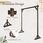 7 2ft Wooden Wedding Arch Arbor Backdrop Stand For Ceremony Party Decoration