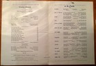 1939 Menu  alex Finn s International Casino  Nyc  Used